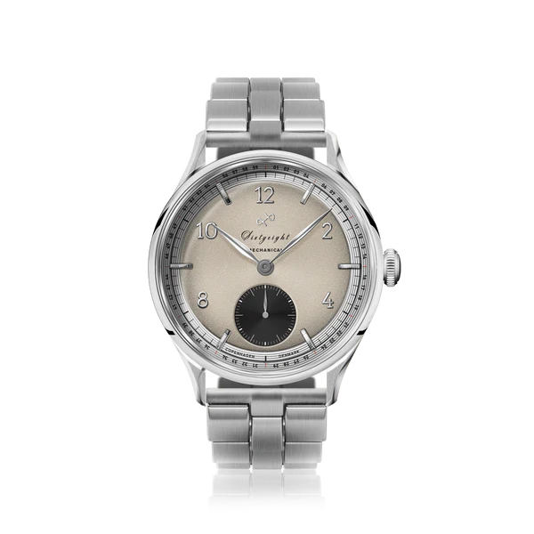1968 Mechanical (Hand-Wound), Steel / Sand & Black