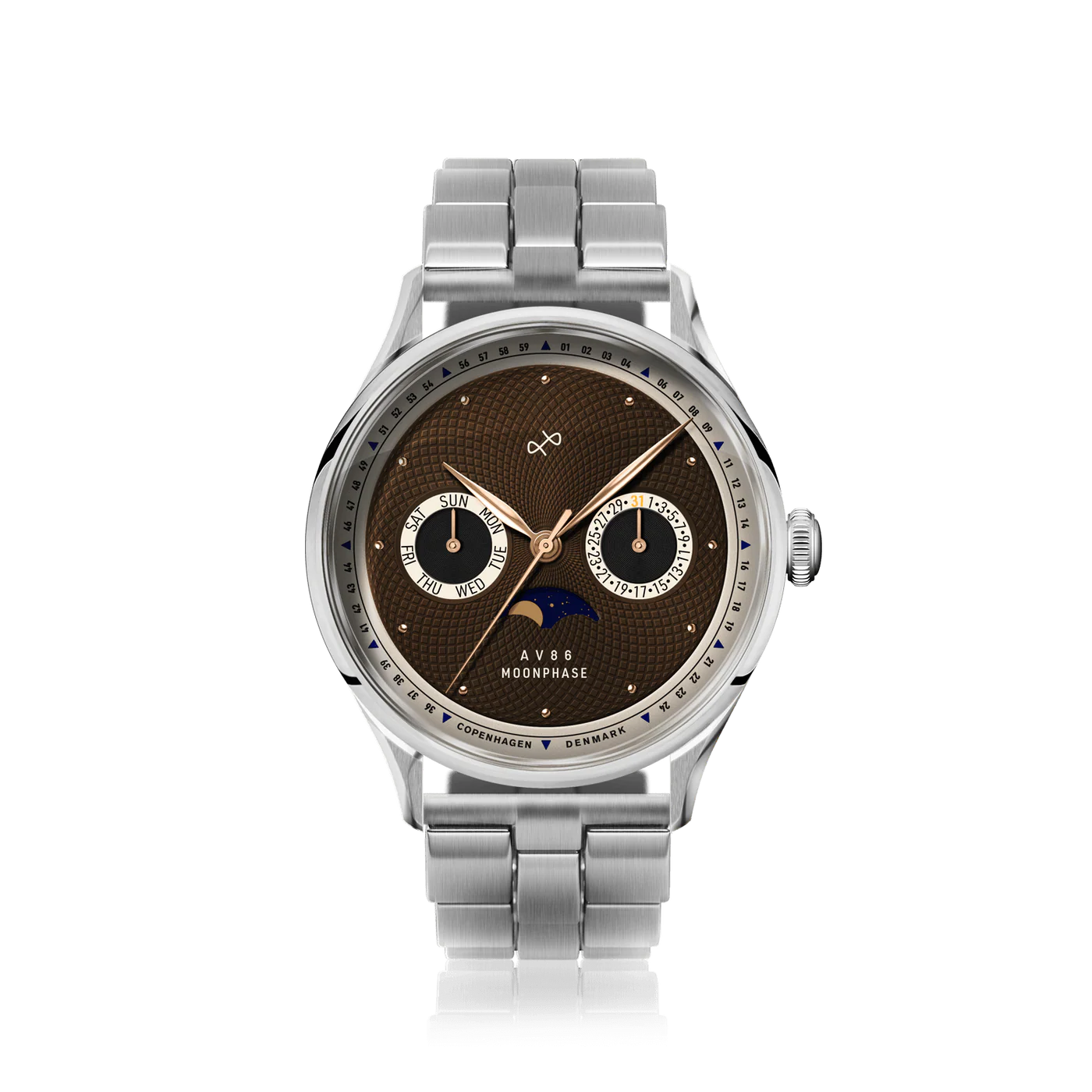 1968 Moonphase, Steel / Brown thumbnail 2