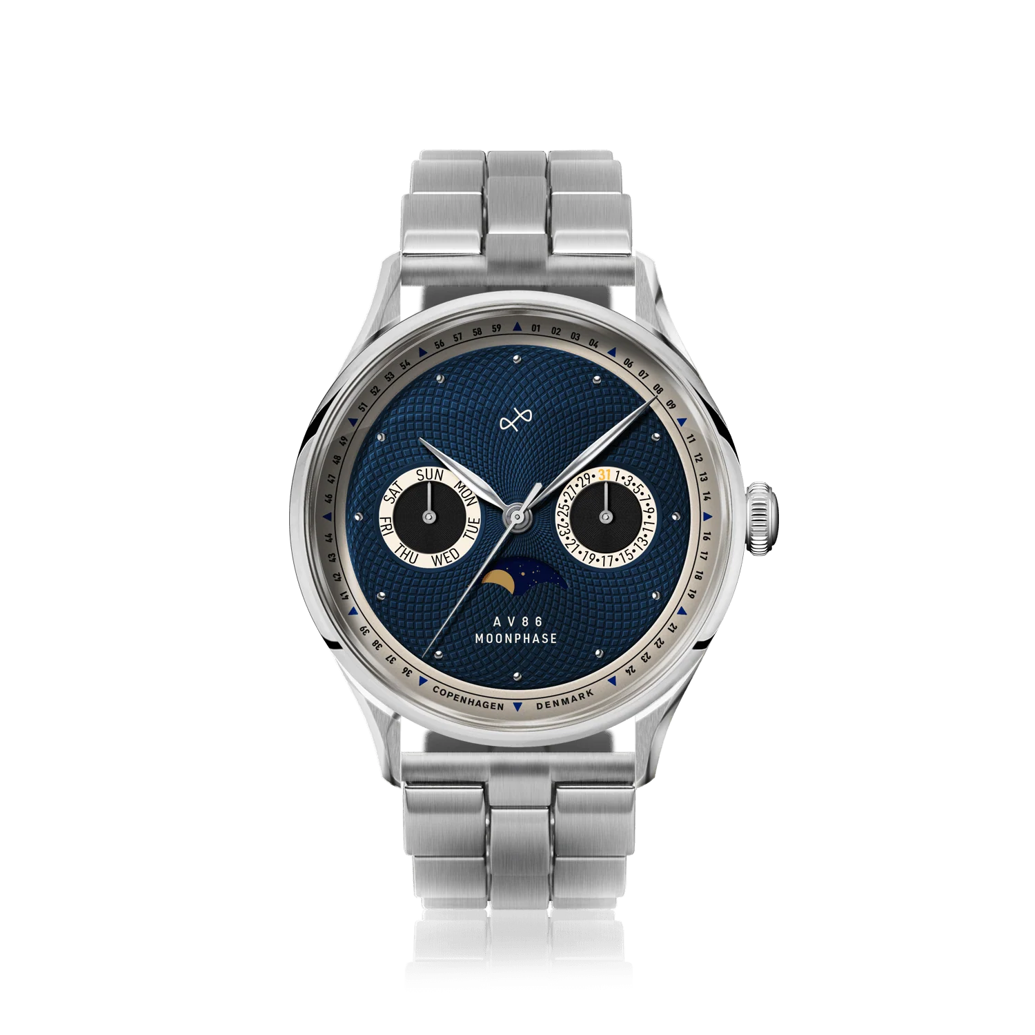 1968 Moonphase, Steel / Dark Blue thumbnail 2