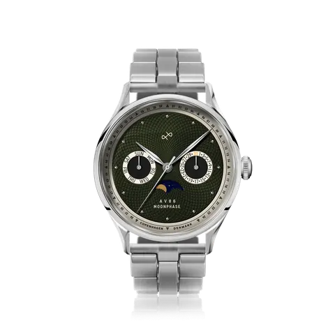 1968 Moonphase, Steel / Green