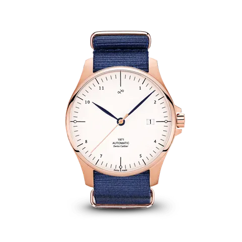 1971 Automatic, Rose Gold / White - Swiss Made