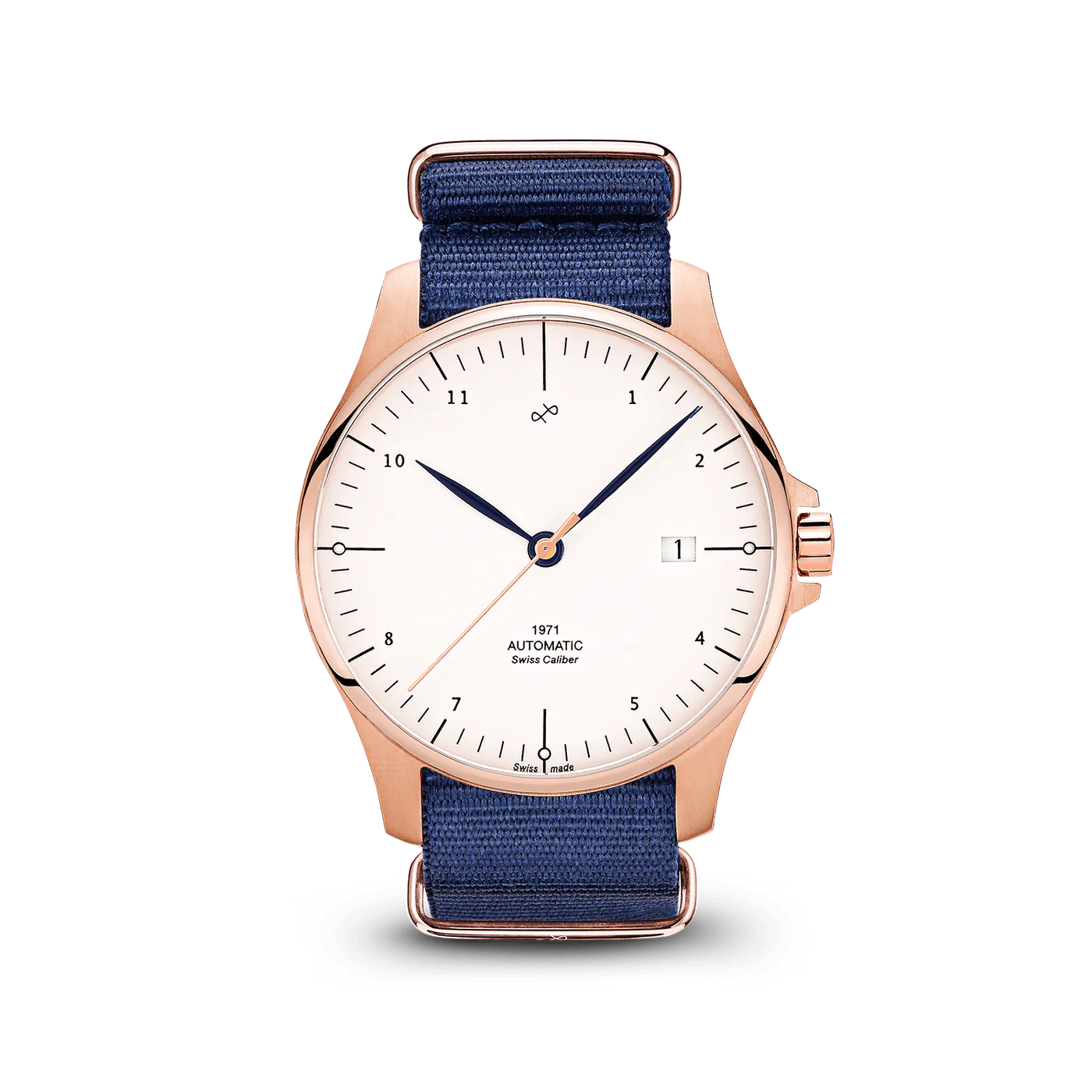 1971 Automatic, Rose Gold / White - Swiss Made