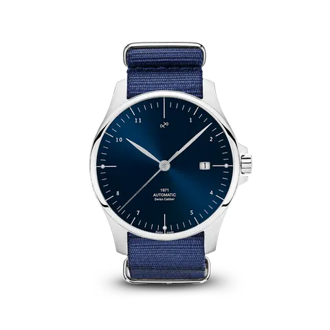 1971 Automatic, Steel / Night Blue - Swiss Made