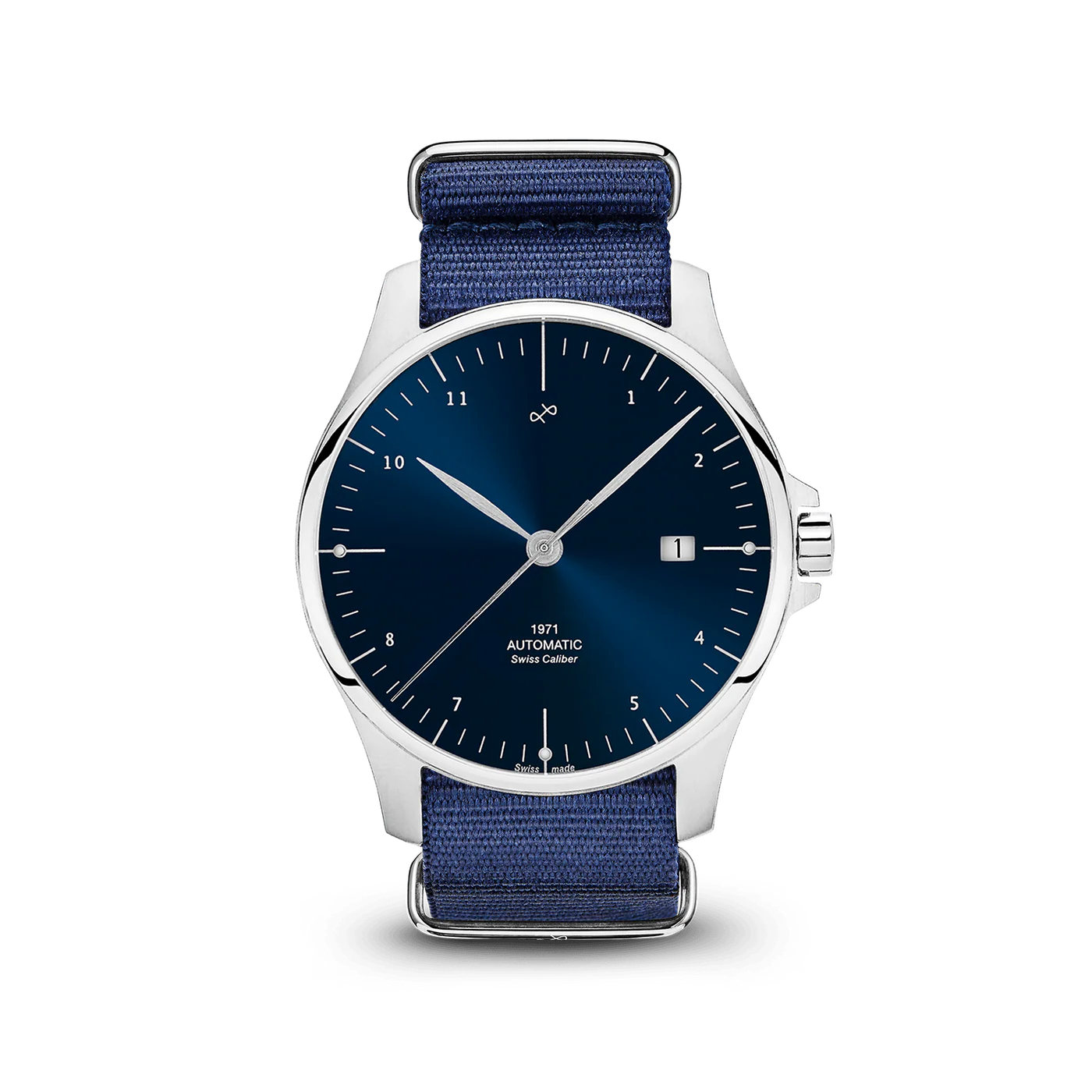 1971 Automatic, Steel / Night Blue - Swiss Made