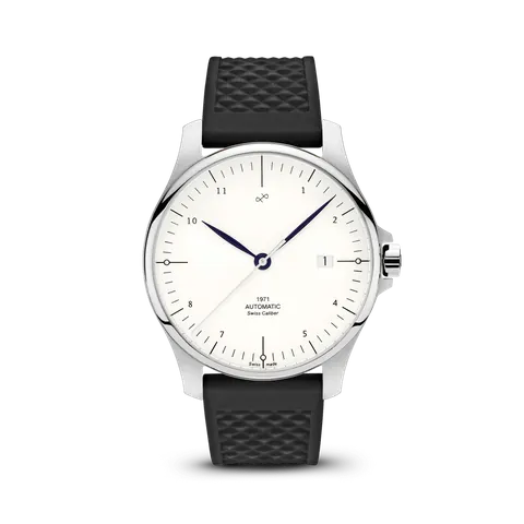 1971 Automatic, Steel / White - Swiss Made