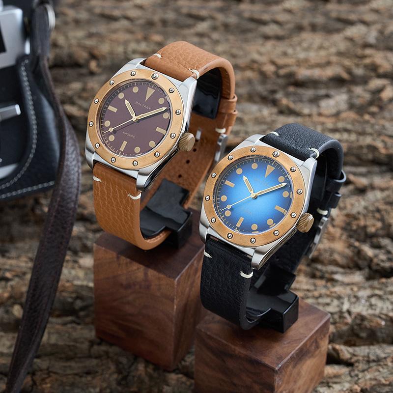 Baltany Design Bronze Bezel Vintage Watch B4030 thumbnail 3