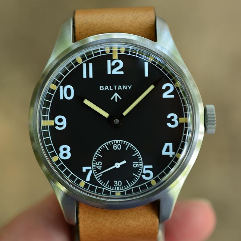 42mm Case Manual Winding D12 Military Watch S2022 thumbnail 4