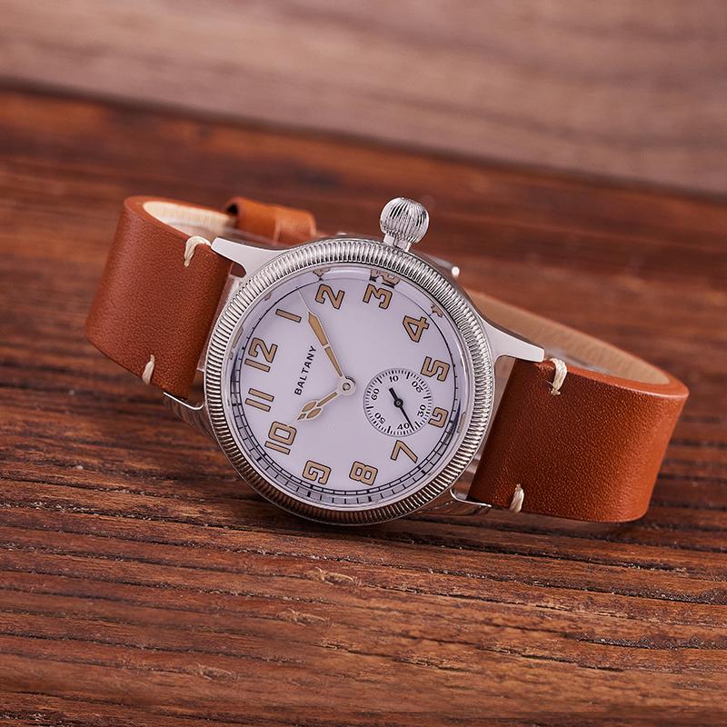 Baltany Retro Auto Military Style WW1 Trench Watch S2051 thumbnail 3