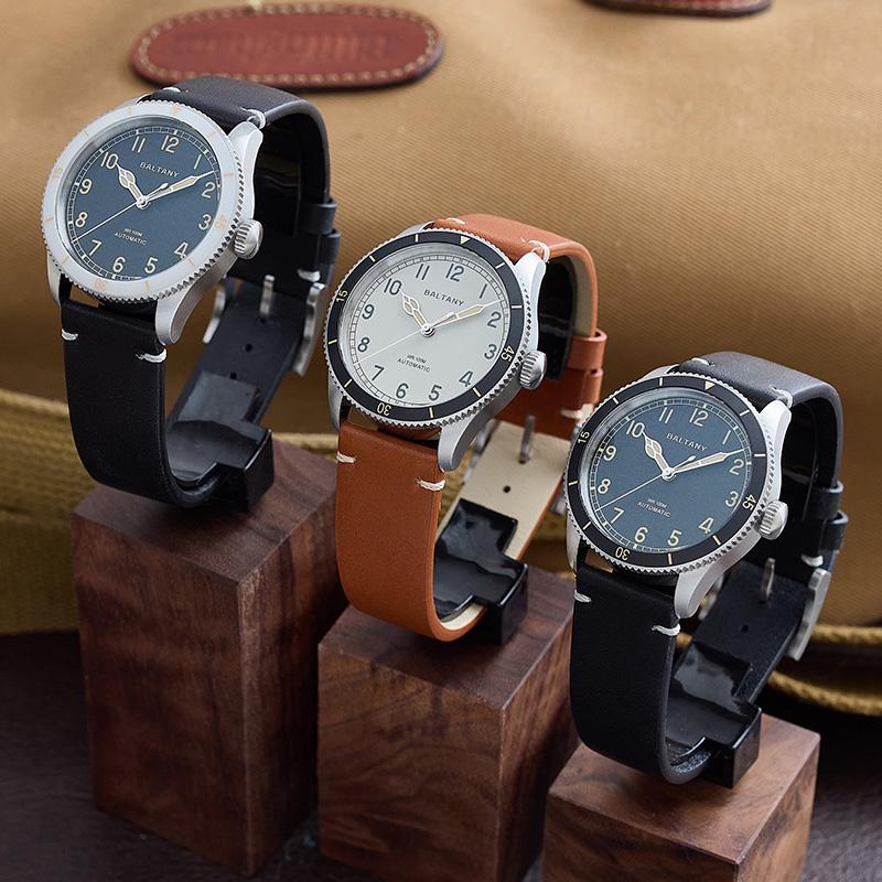 Military Style Khaki Aviation Pilot Watch S2076 thumbnail 2