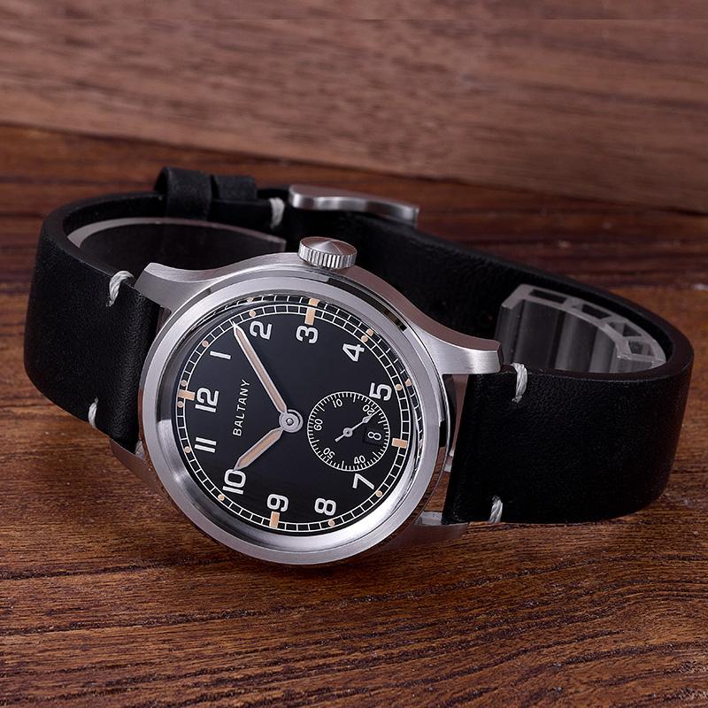 Baltany Retro 39mm Dirty Dozen Date Field Watch S2081 thumbnail 3