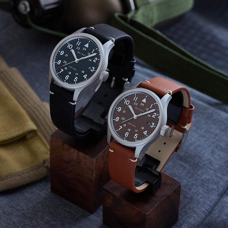 Micro Brand Retro 39MM Date Men Quartz Field Watch S2082 thumbnail 3
