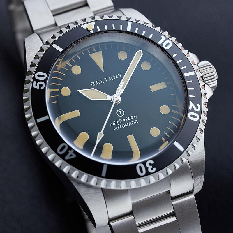 Baltany MilSubmariner 39mm Military Diver Watch S3075AB thumbnail 3