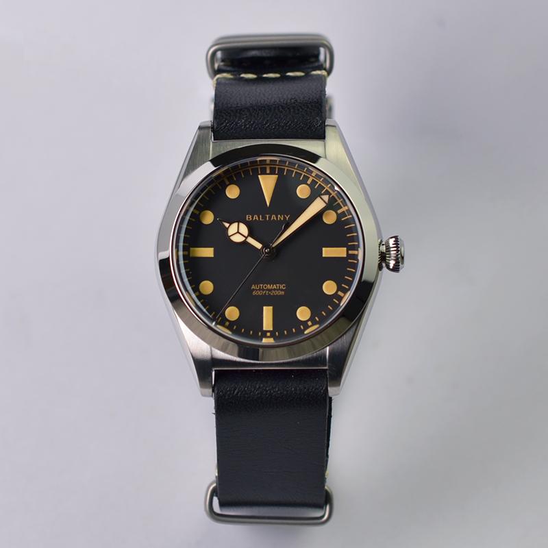 Vintage Bubble Back Style NH38 Automatic Watch S4029 thumbnail 2