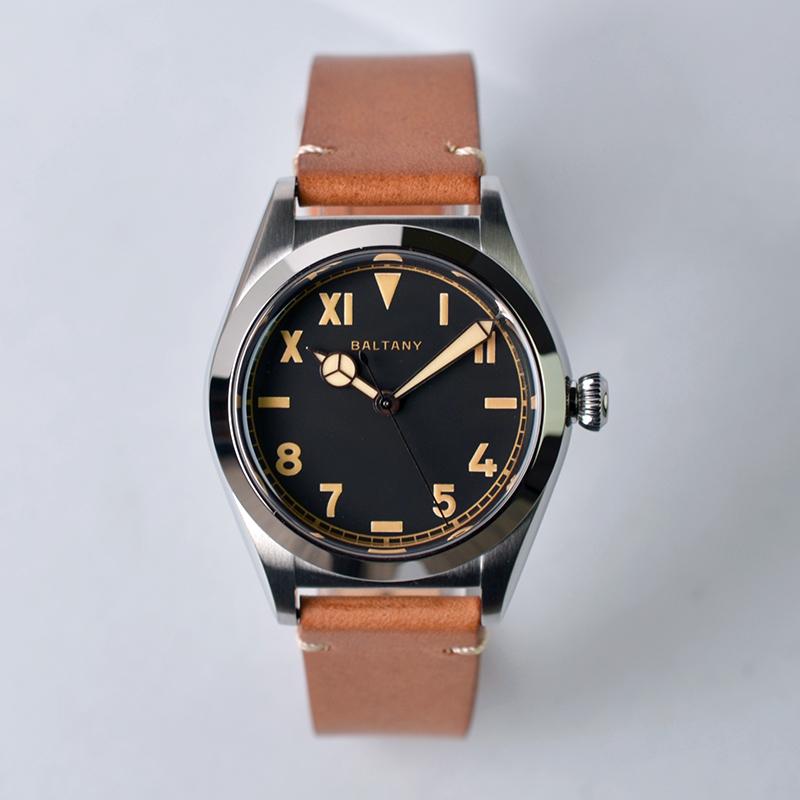 Vintage Bubble Back Style NH38 Automatic Watch S4029 thumbnail 3
