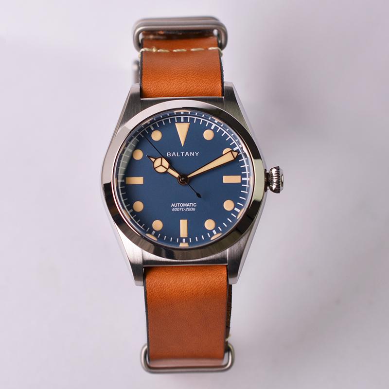 Vintage Bubble Back Style NH38 Automatic Watch S4029 thumbnail 4