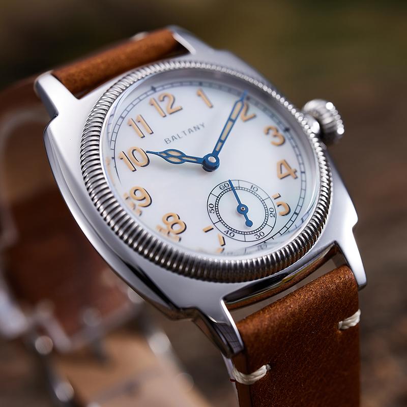 Baltany Vintage Auto Sub-second Square Watch S4036C thumbnail 4