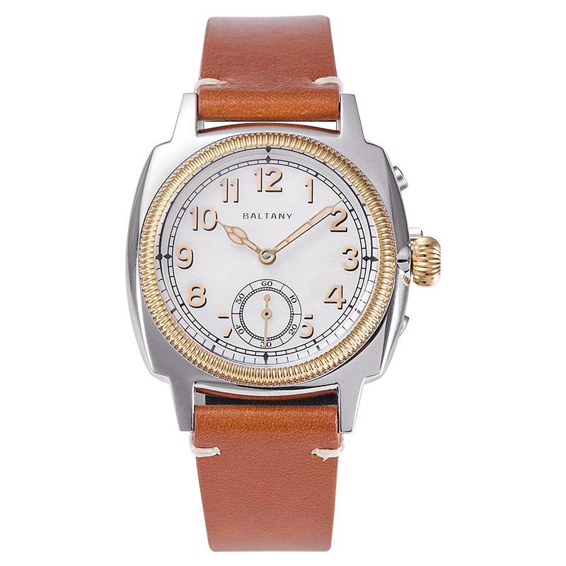 Baltany Gold Bezel Retro Oyster Homage Automatic Watches S4036G thumbnail 2