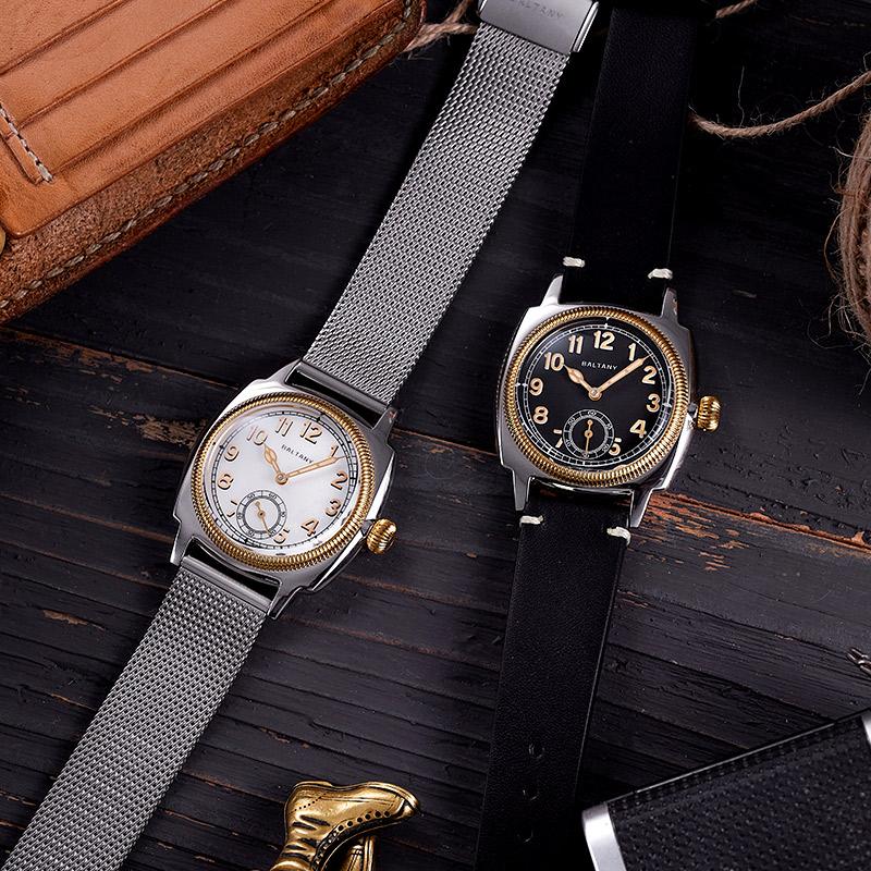 Baltany Gold Bezel Retro Oyster Homage Automatic Watches S4036G thumbnail 4