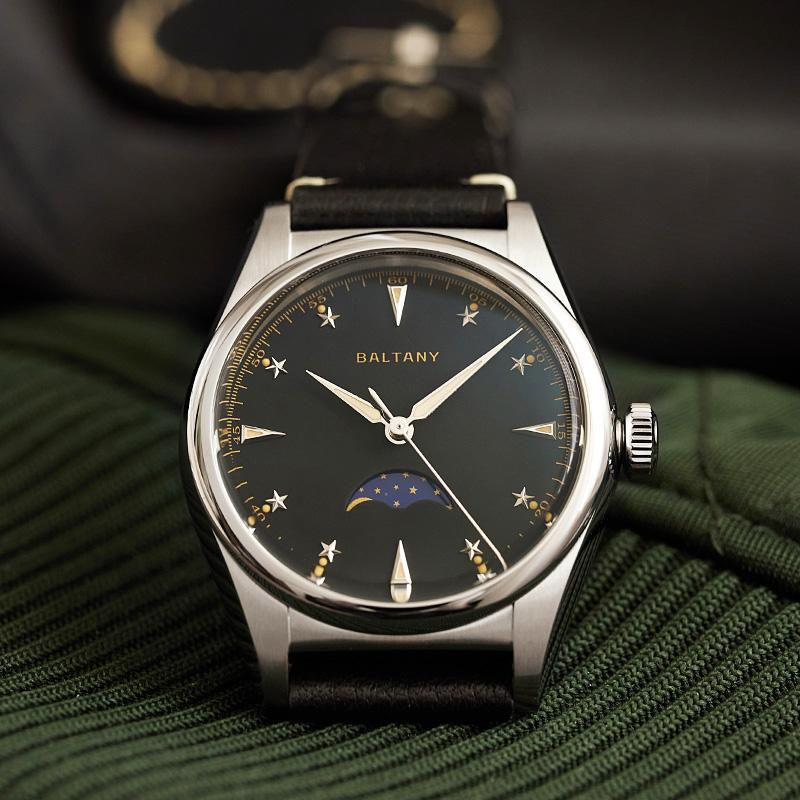 Baltany Retro Quartz Moonphase Unisex Watch S4042AB thumbnail 3