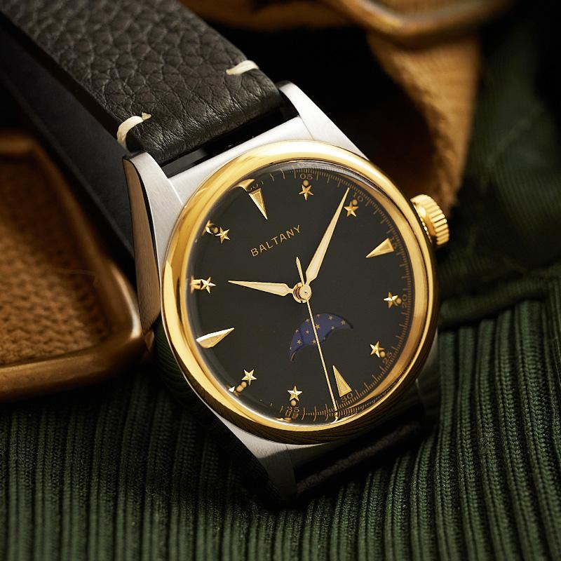 Baltany Retro Quartz Moonphase Unisex Watch S4042AB thumbnail 4