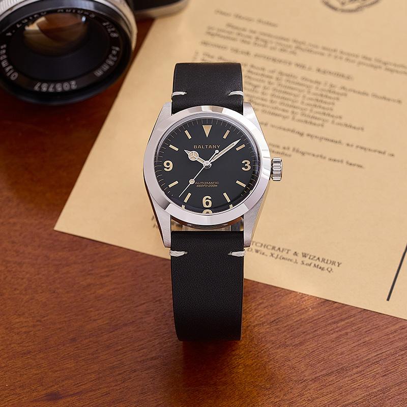 Baltany Retro 36mm Explorer Homage Watch S4066AB thumbnail 2