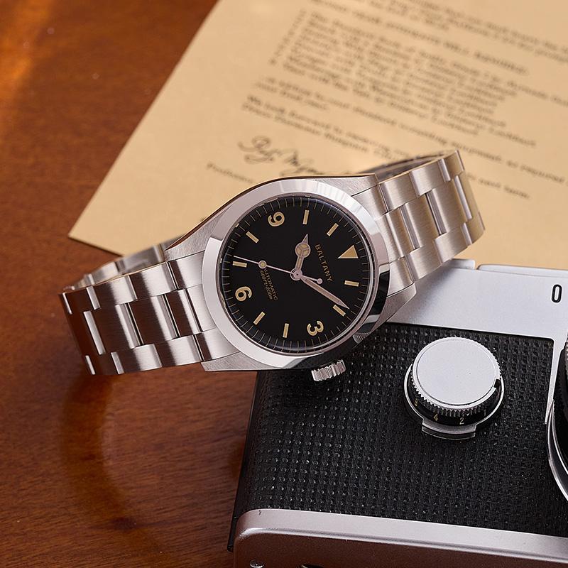 Baltany Retro 36mm Explorer Homage Watch S4066AB thumbnail 3