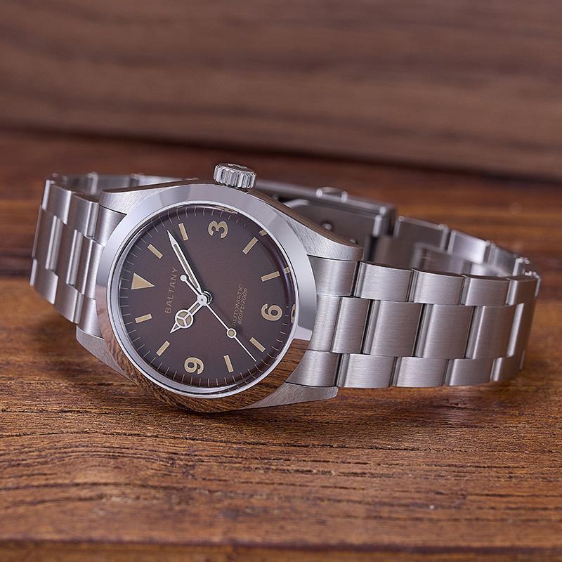 Baltany Retro 36mm Explorer Homage Watch S4066AB thumbnail 4