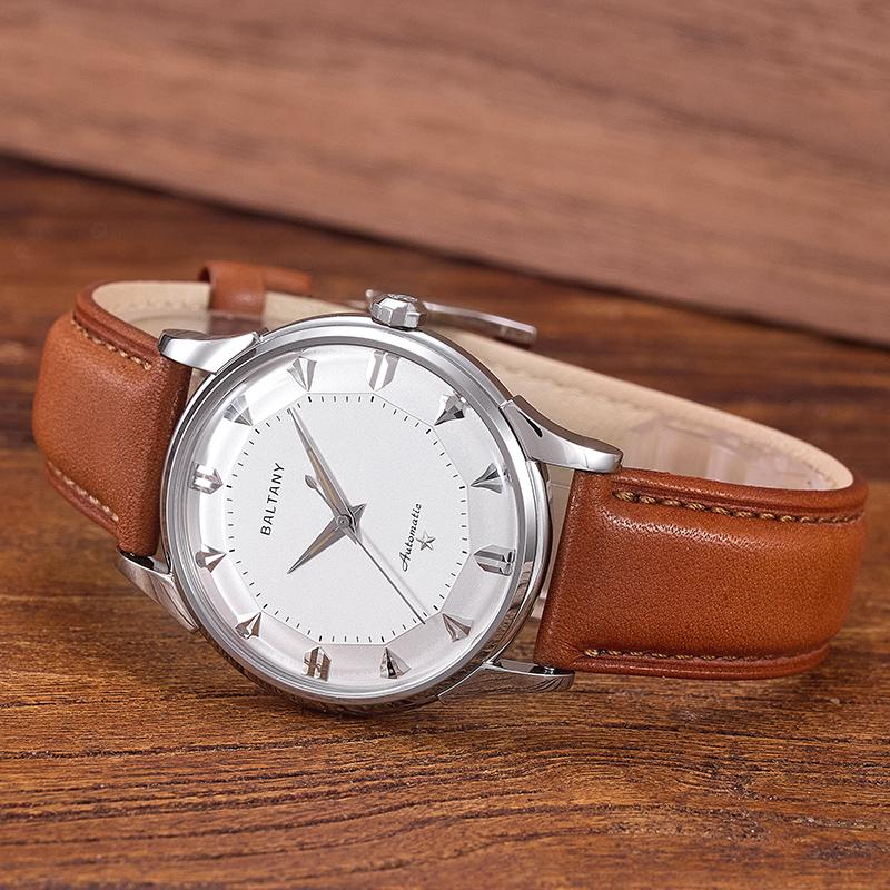 Classic Pie-Pan Dial Dog-leg Lugs Vintage Watch Remake S4090 thumbnail 4