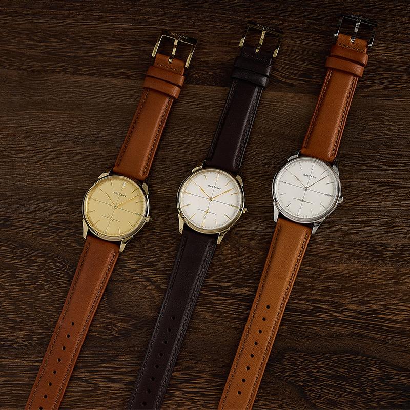 Dome Crosshair Dial Small Seconds Retro Dress Watch S4092 thumbnail 2