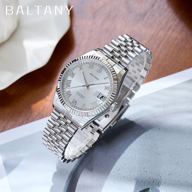 Baltany 39mm Fluted Bezel DJ Homage Dress Watch S4094 thumbnail 4