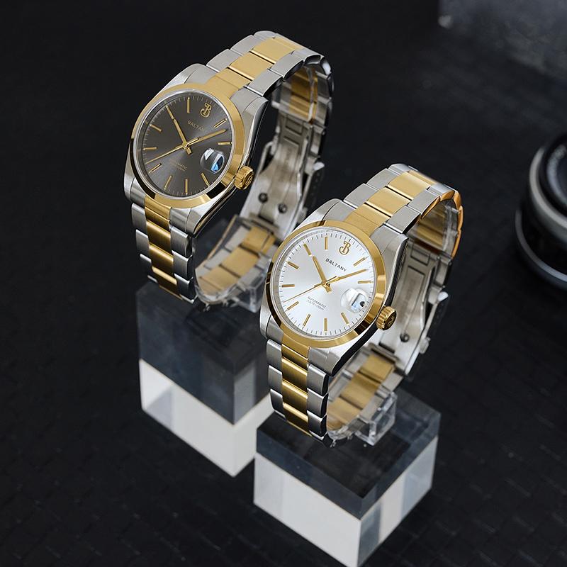 Baltany 36mm Smooth Bezel Perpetual DJ Homage Watch S4095 thumbnail 2