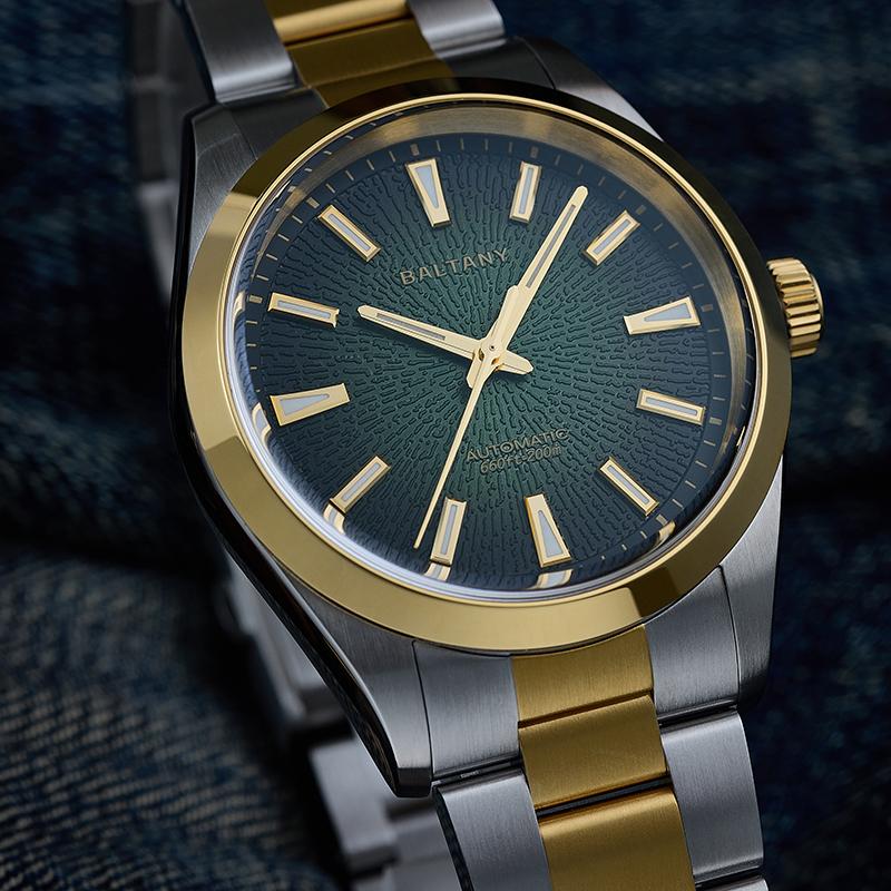 Baltany Design 3D Smoked Dial NH38 Automatic Sports Watch S4105 thumbnail 2
