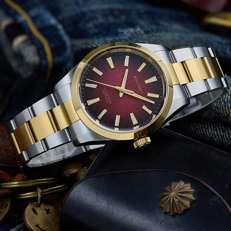 Baltany Design 3D Smoked Dial NH38 Automatic Sports Watch S4105 thumbnail 3