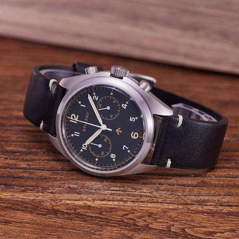Vintage RAF 6BB Homage Military Chronograph Watch S5044 thumbnail 2