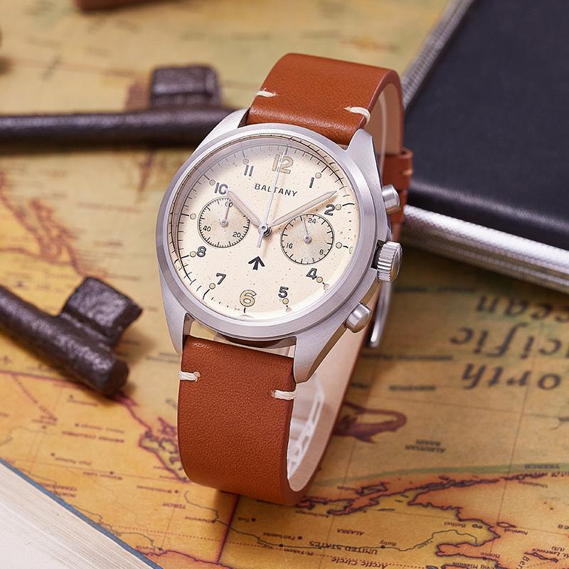 Vintage RAF 6BB Homage Military Chronograph Watch S5044 thumbnail 4