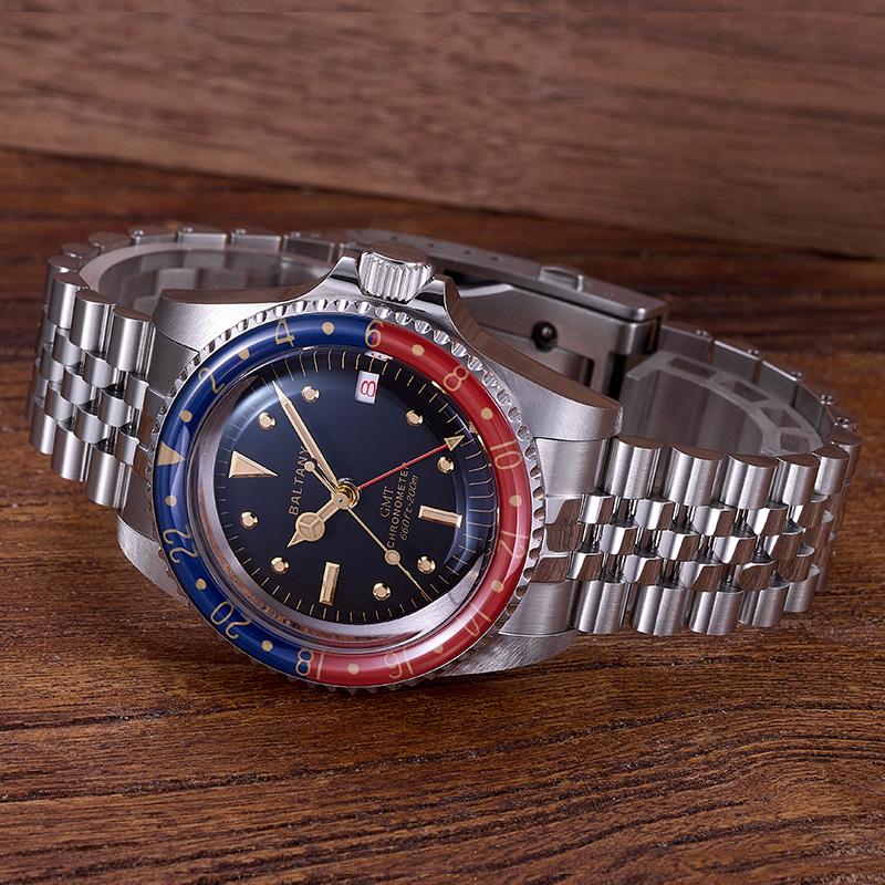 Baltany 1957s GMT Master Homage Vintage Watch Replacement S6074 thumbnail 3