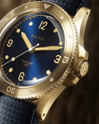 Aquascaphe Bronze Blue Gilt