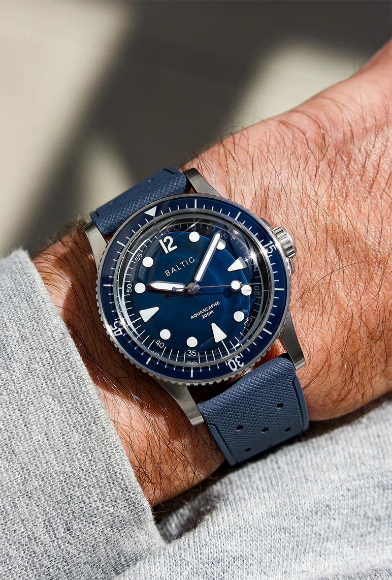Aquascaphe MK2 - 37mm - Blue thumbnail 4