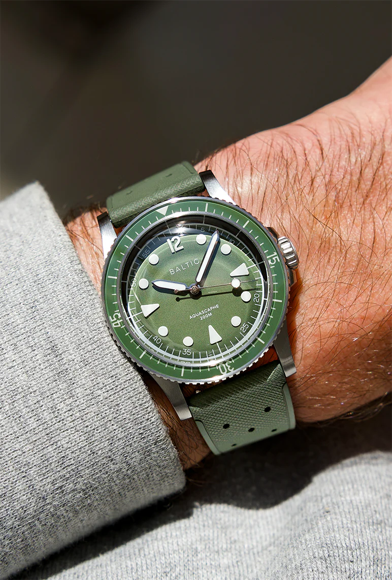 Aquascaphe MK2 - 37mm - Green thumbnail 4