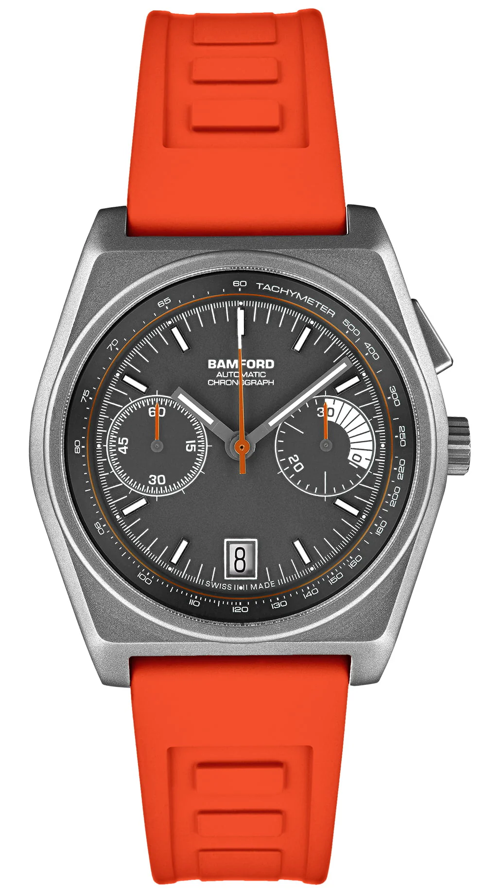 Bamford Titanium B347 - Grey/White/Flame Orange thumbnail 2