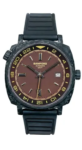 GMT Forged Carbon - Dark muted brown with Gold accents