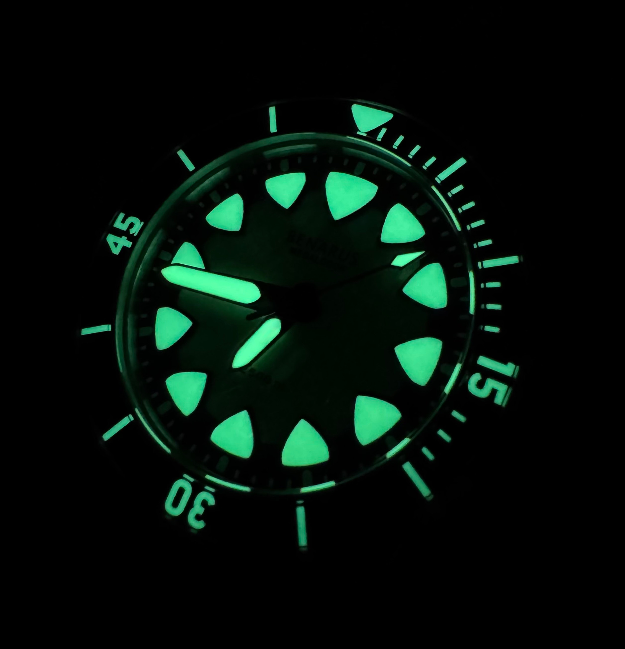 Megalodon Titanium Crystalized sapphire bezel DLC thumbnail 4