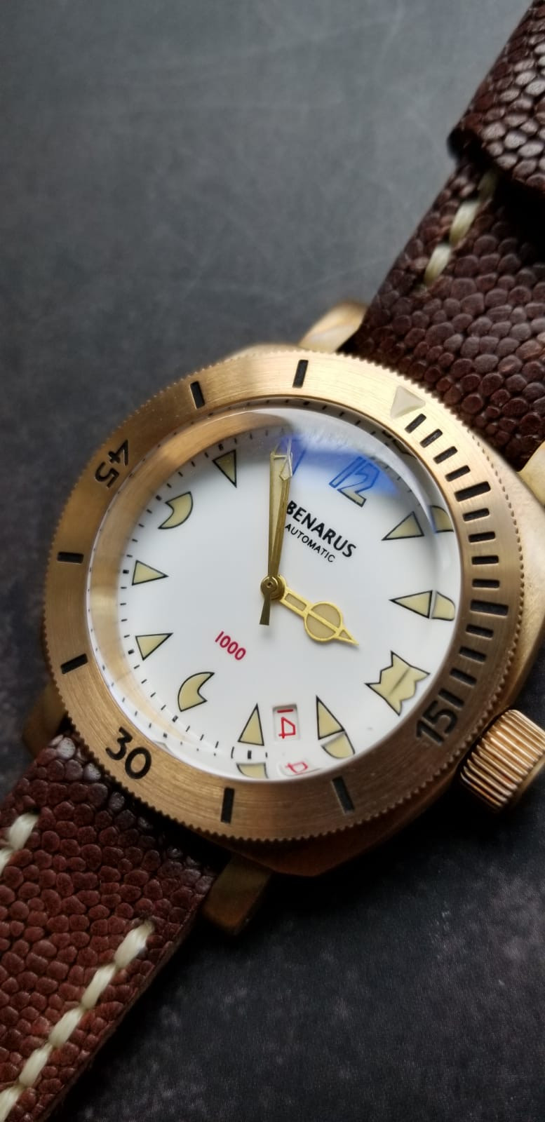 Moray 38 bronze white vintage lume thumbnail 3