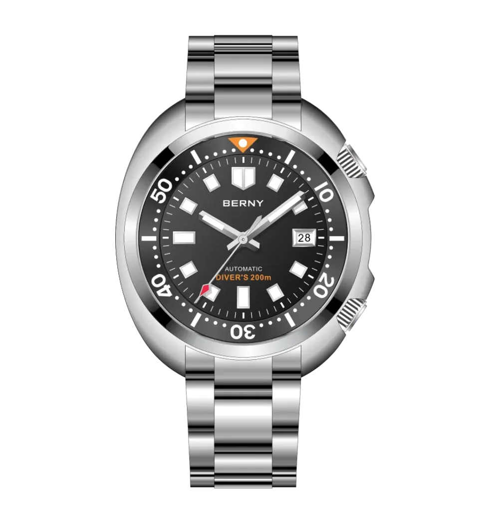 Berny-Customize-Men Automatic Compressor-style Diver Watch-AM1970M thumbnail 2