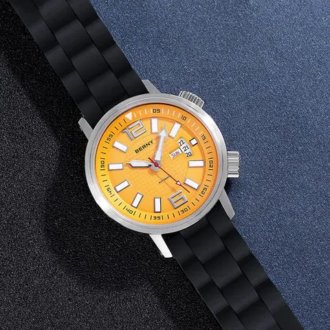 BERNY-Men Automatic Compressor-style Diver Watch-AM7081M