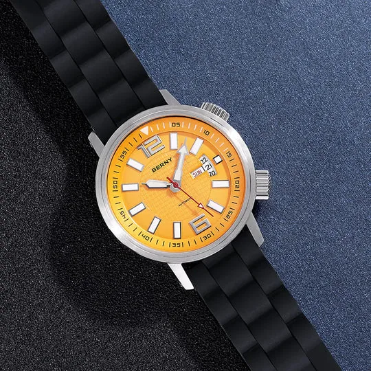 BERNY-Men Automatic Compressor-style Diver Watch-AM7081M selected view