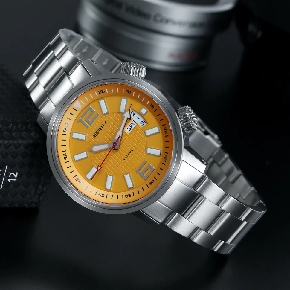 BERNY-Men Automatic Compressor-style Diver Watch-AM7081MS thumbnail 2