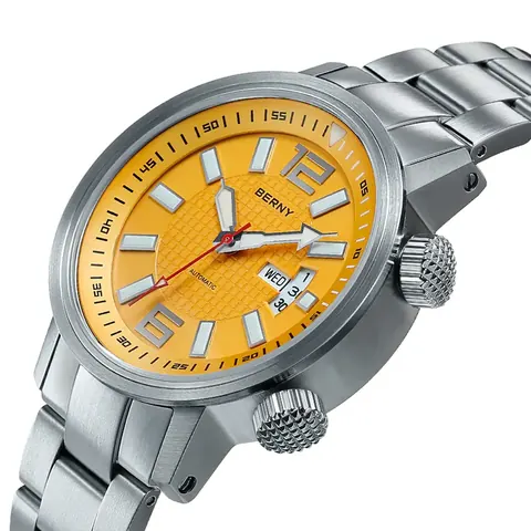 BERNY-Men Automatic Compressor-style Diver Watch-AM7081MS