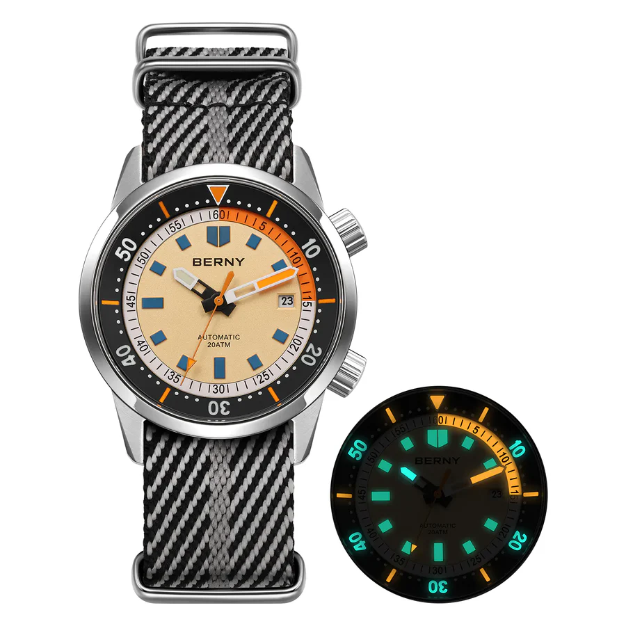 BERNY-Men Automatic Compressor-style Diver Watch V4-AM439MNY thumbnail 2