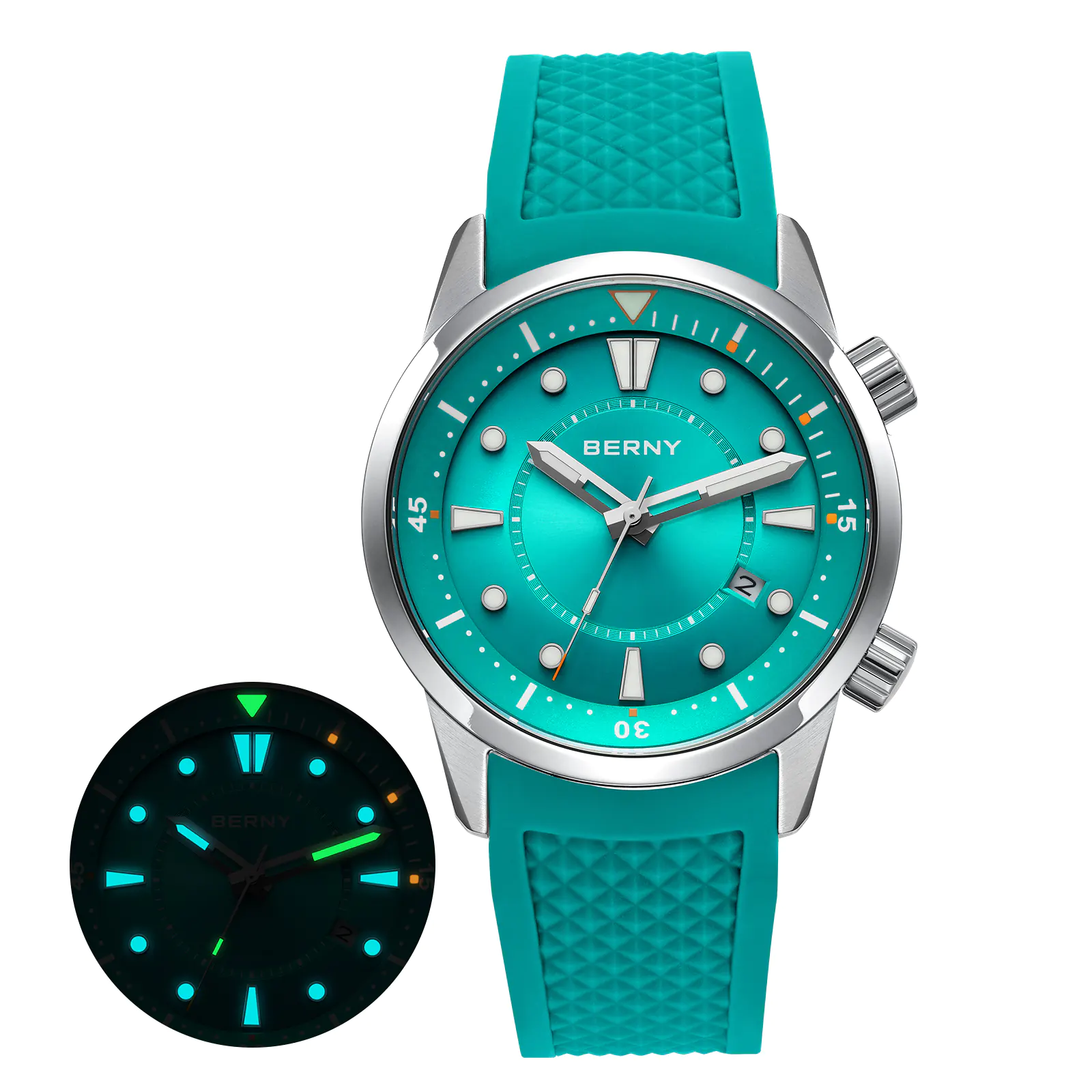 BERNY-Men Automatic Compressor-style Diver Watch V5-AM539M thumbnail 2